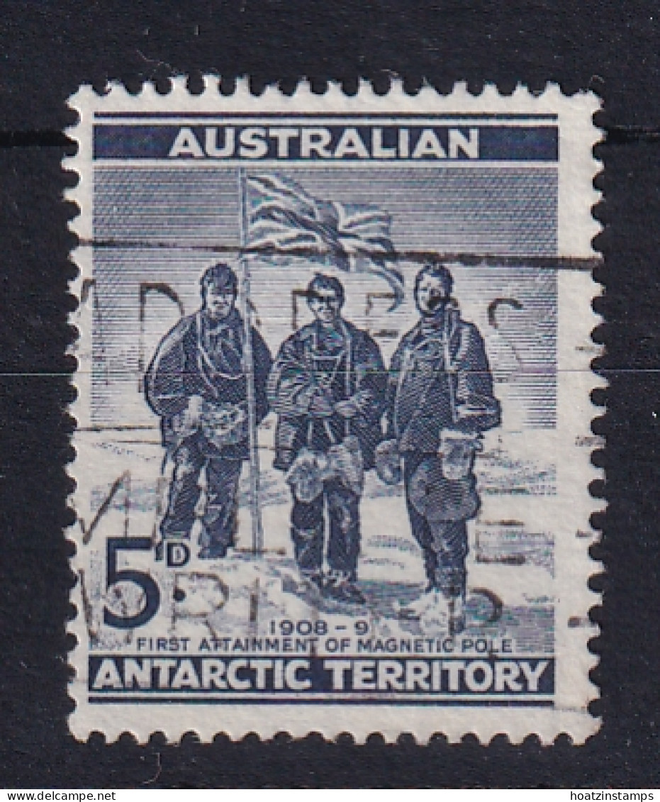 AAT (Australia): 1961   Antarctic Explorers  SG6    5d    Used  - Oblitérés