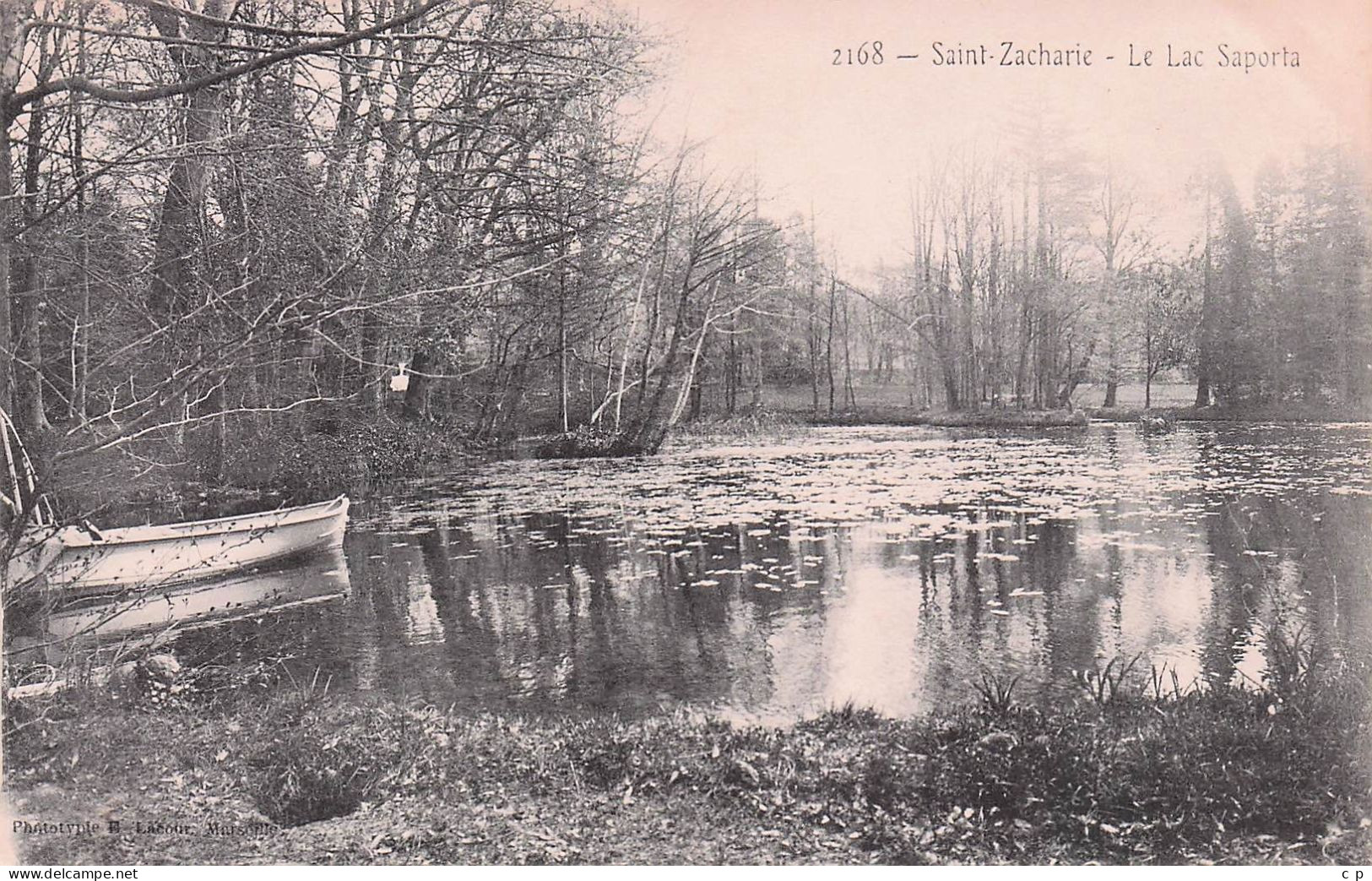 Saint Zacharie - Le Lac Saporta -  CPA °J - Saint-Zacharie