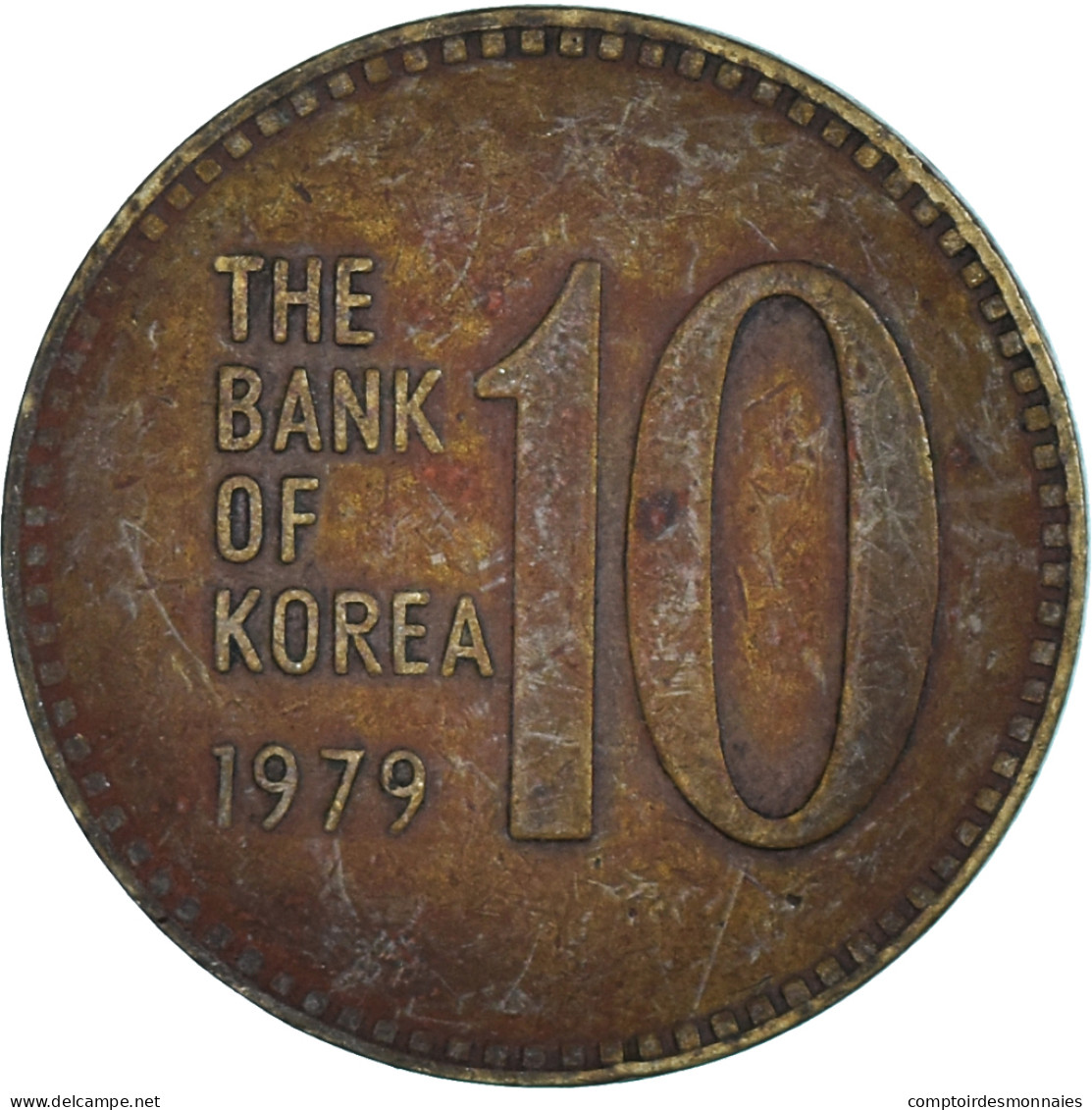 Monnaie, Corée, 10 Won, 1979 - Korea (Süd-)