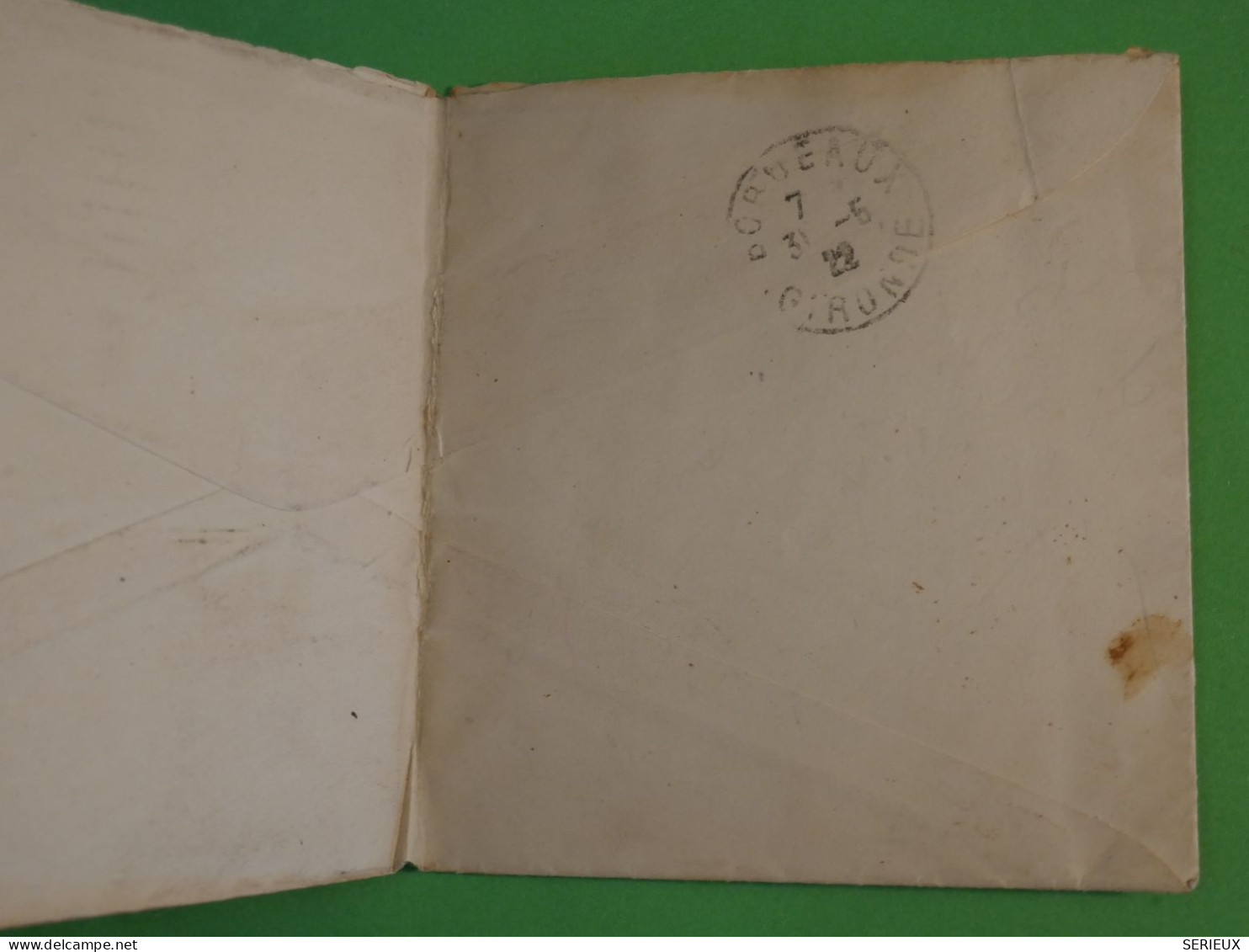 BU5  ETATS UNIS LETTRE 1922  VARICK ?  A BORDEAUX   +AFF.  INTERESSANT+ - Covers & Documents