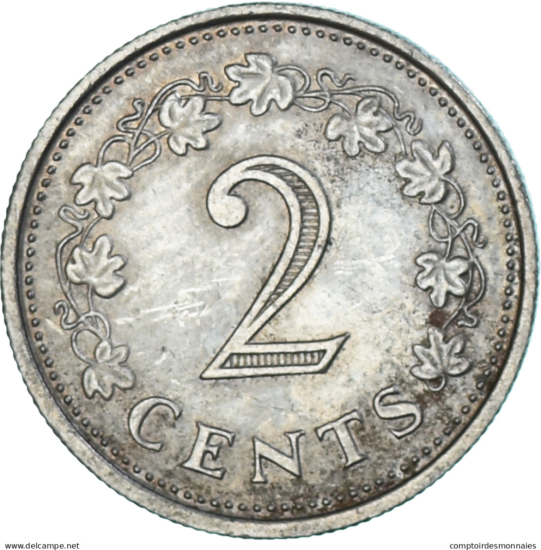 Monnaie, Malte, 2 Cents, 1972 - Malte