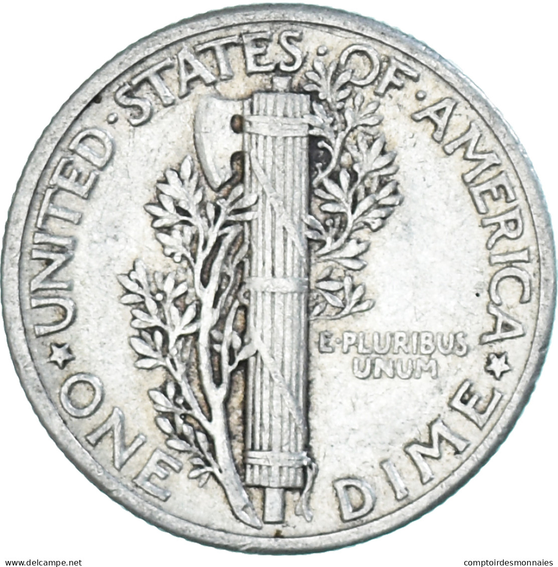 Monnaie, États-Unis, Dime, 1942 - 1916-1945: Mercury (Mercure)