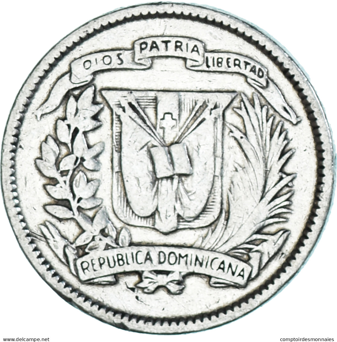 Monnaie, DOMINICA, 10 Centavos, 1961 - Dominicaine