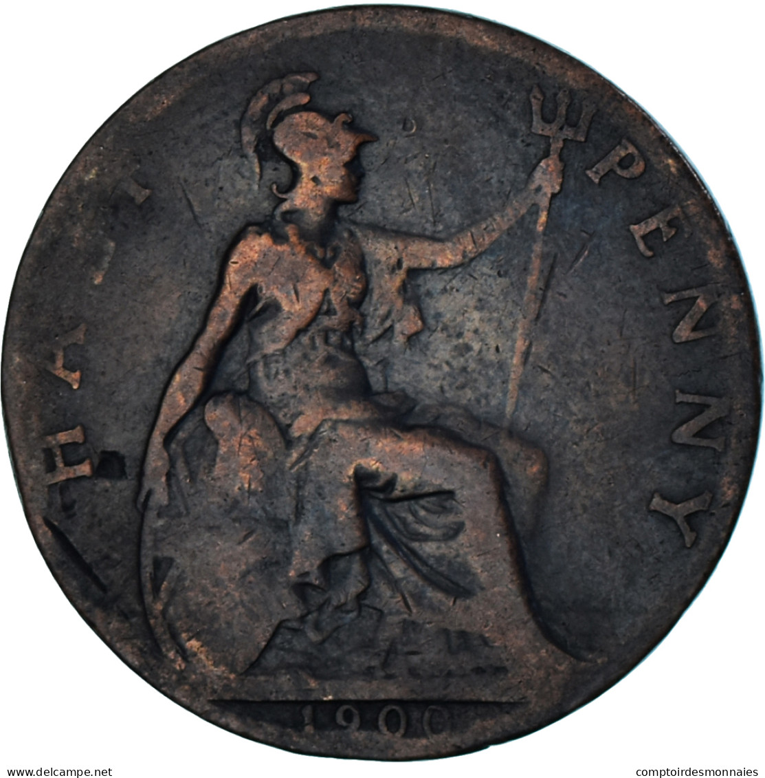 Monnaie, Grande-Bretagne, 1/2 Penny, 1900 - C. 1/2 Penny