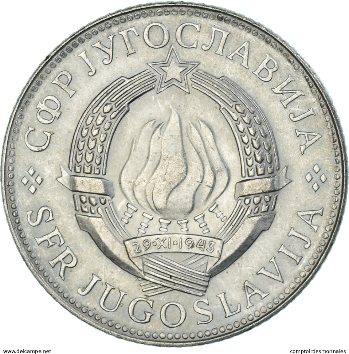 Monnaie, Yougoslavie, 10 Dinara, 1977 - Yougoslavie