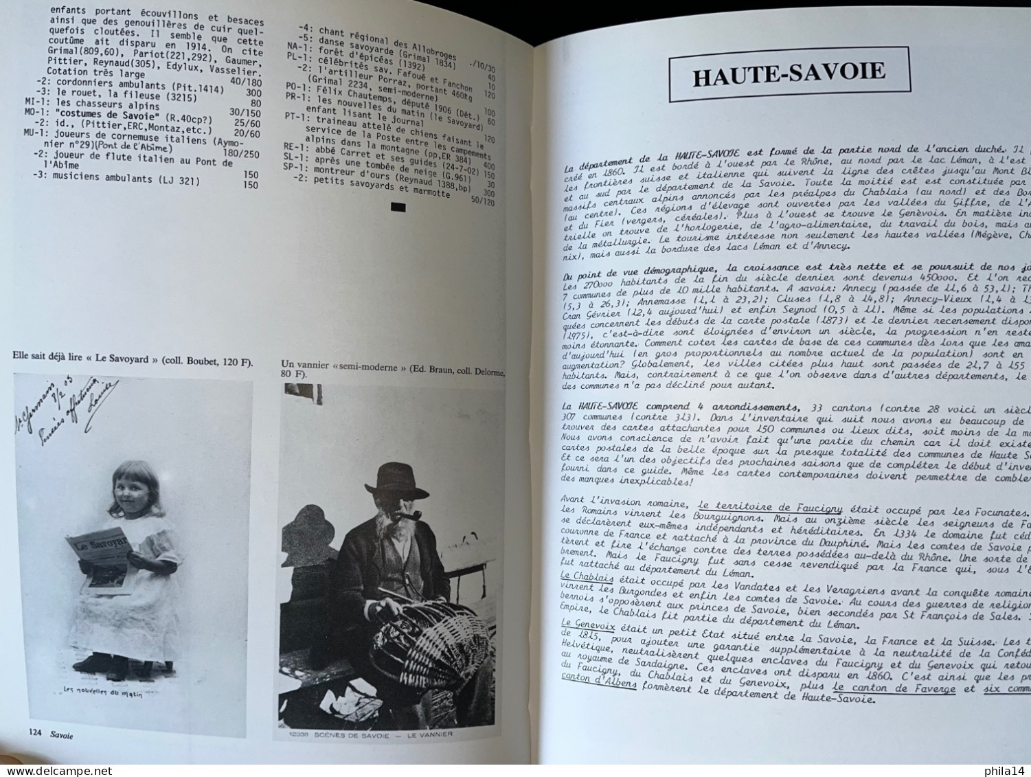 CATALOGUE NEUDIN SAVOIE DAUPHINE ARDECHE TOME 4 / AVRIL 1983 / 192 PAGES