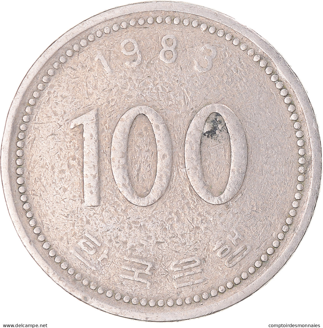 Monnaie, Corée, 100 Won, 1983 - Korea, South