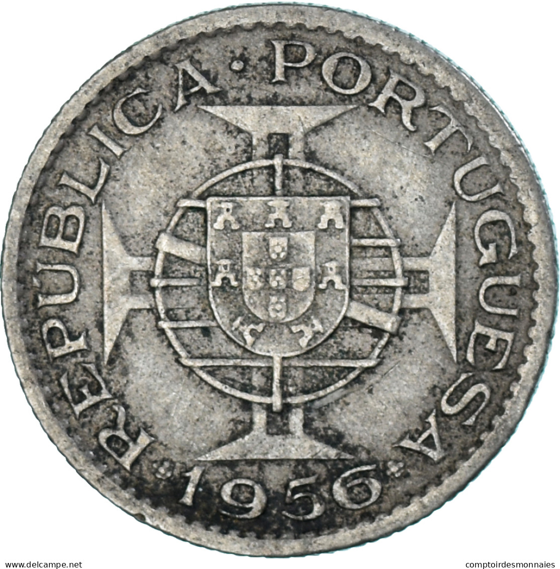 Monnaie, Angola, 2-1/2 Escudos, 1956 - Angola