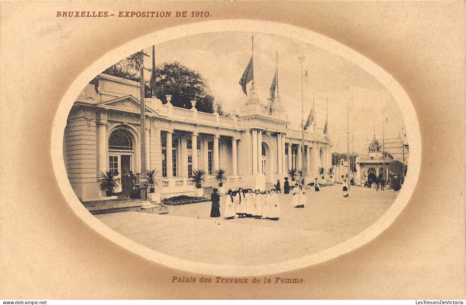 BELGIQUE - Bruxelles - Exposition De 1910 - Palais Des Travaux De La Femme - Carte Postale Ancienne - Universal Exhibitions