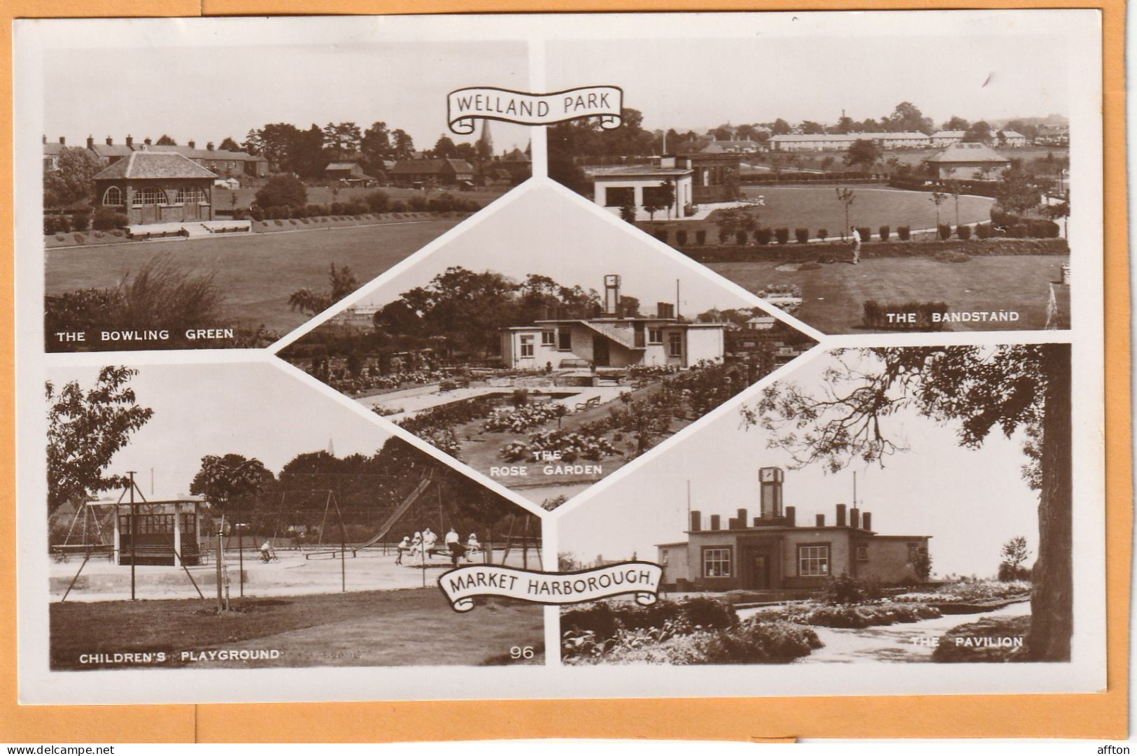 Market Harborough UK Old Postcard - Other & Unclassified