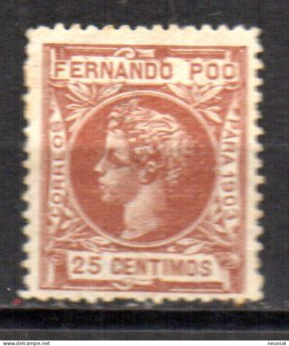 Sello Nº 127N (muestra Cero.cero)  Fernando Po - Fernando Po