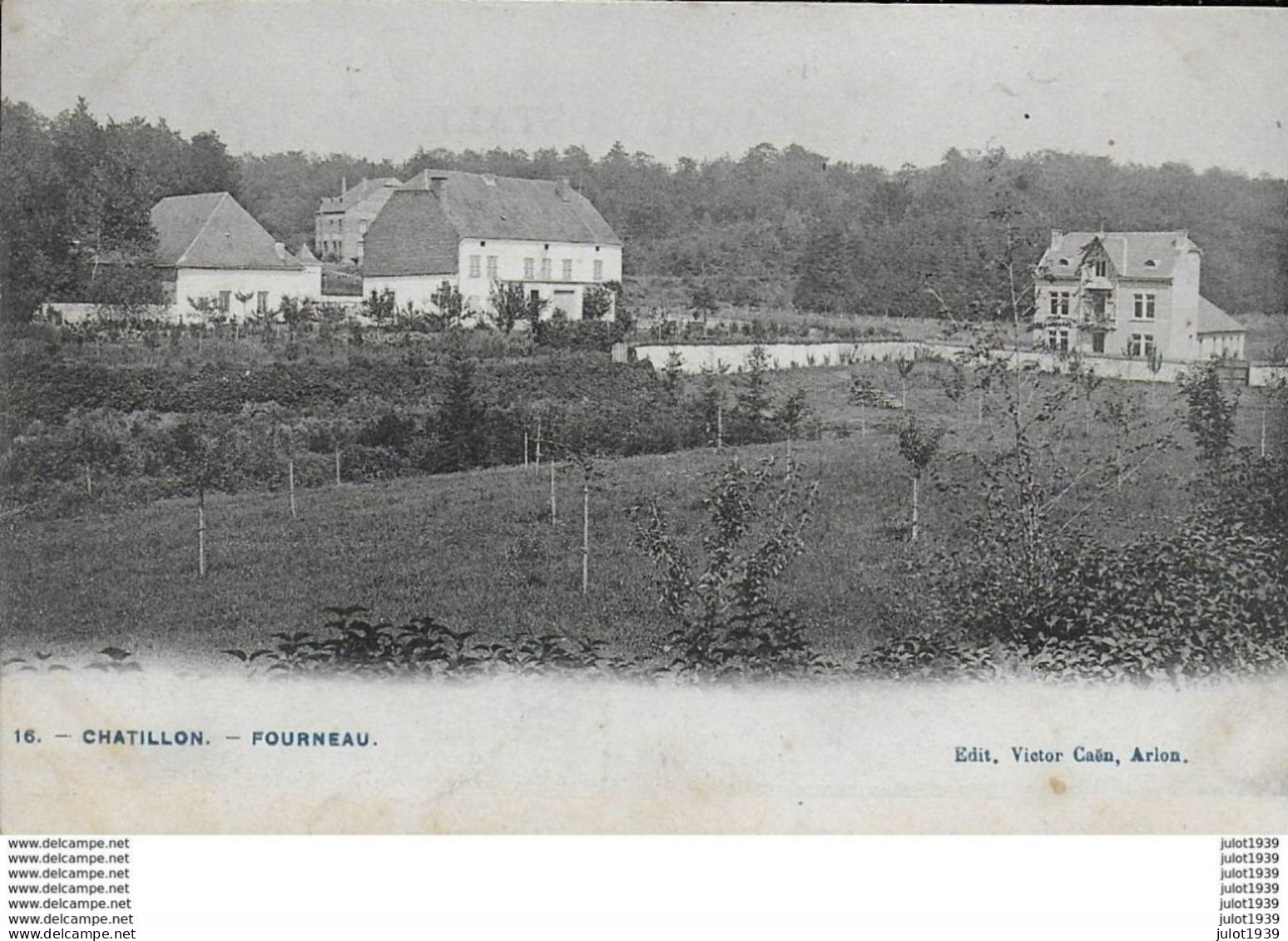 CHATILLON ..-- FOURNEAU . 1908 Vers MARCHIENNE DOCHERIE ( Mme Carmen SERVAIS ) . Voir Verso . - Saint-Léger