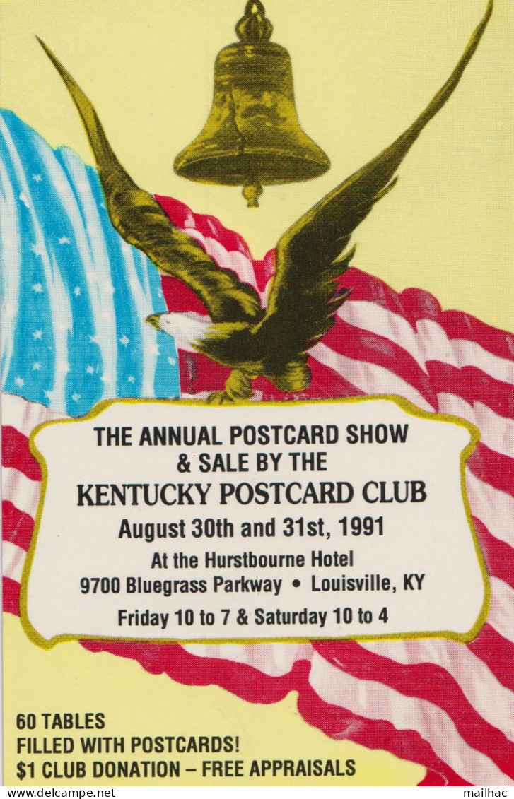 USA - KENTUCKY POSTCARD CLUB - LOUISVILLE - Postcard Show 1991 - Mint - Altri & Non Classificati