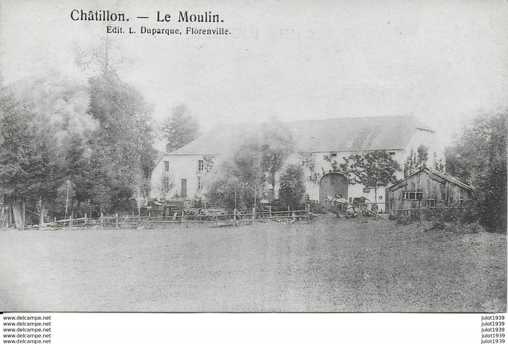 CHATILLON ..-- Le MOULIN . Attelage . - Saint-Léger