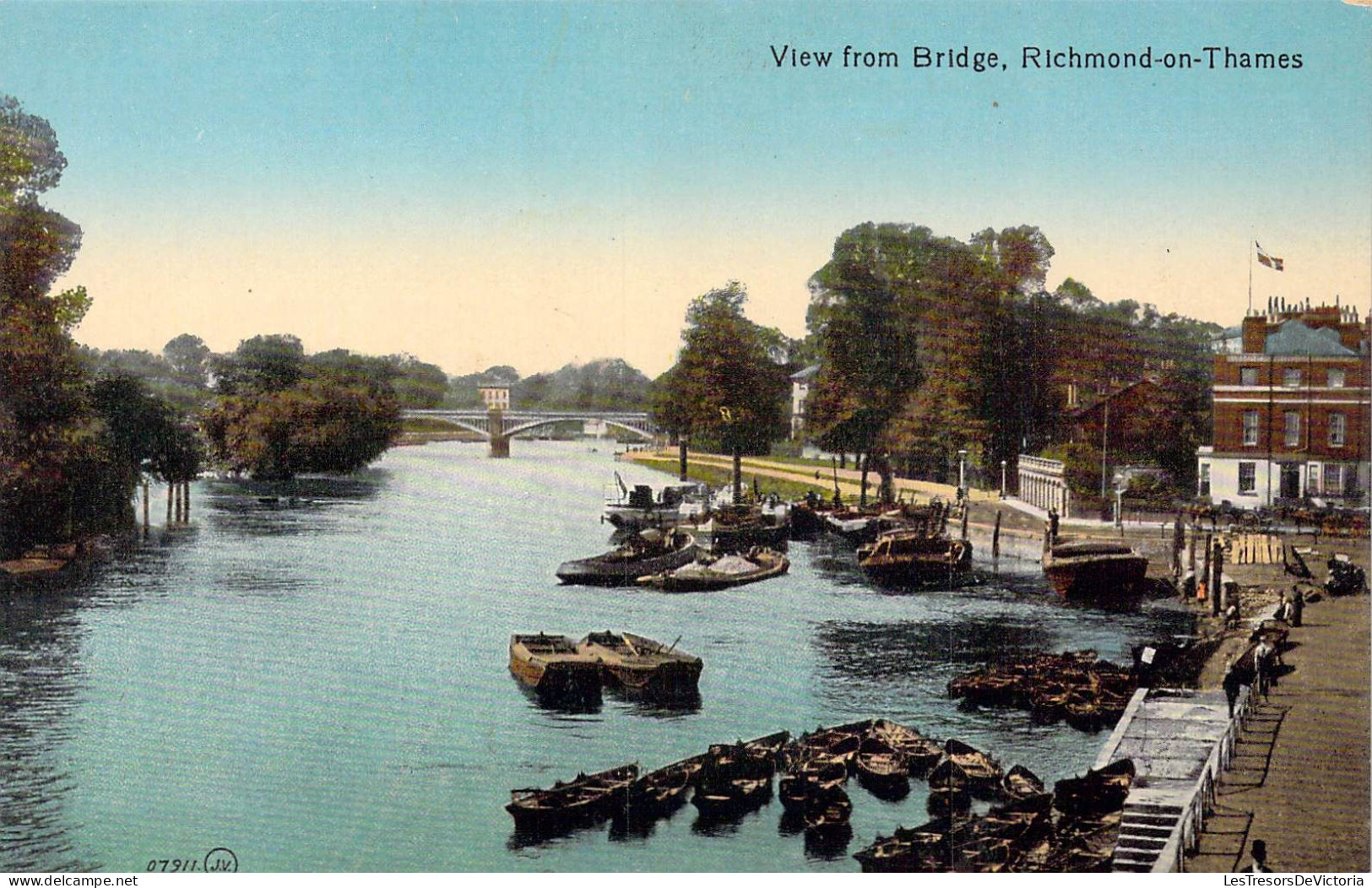 ANGLETERRE - Richmond-on-Thames - View From Bridge - Carte Postale Ancienne - Sonstige & Ohne Zuordnung