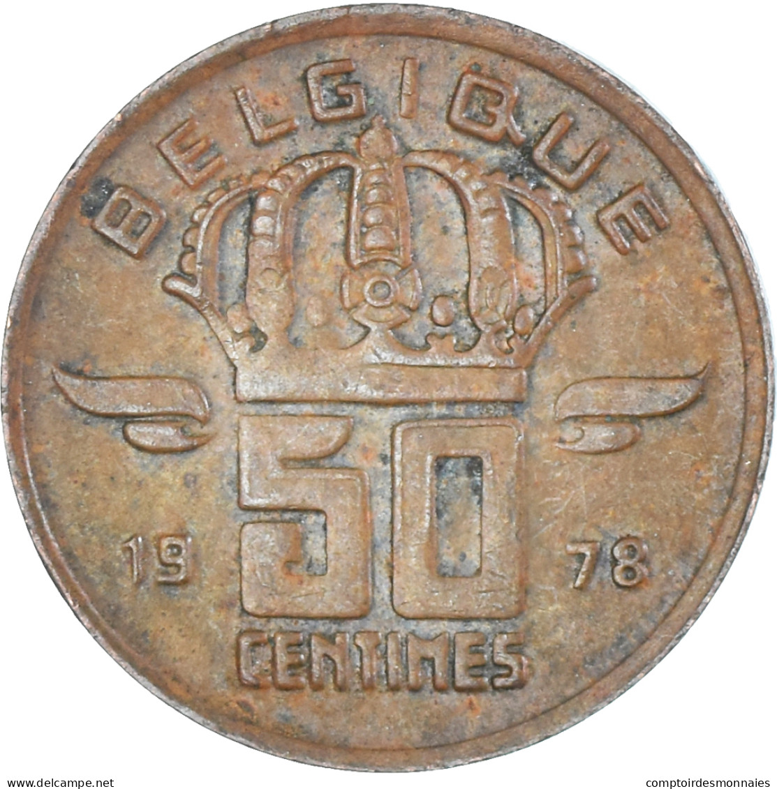 Monnaie, Belgique, 50 Centimes, 1978 - 50 Cents