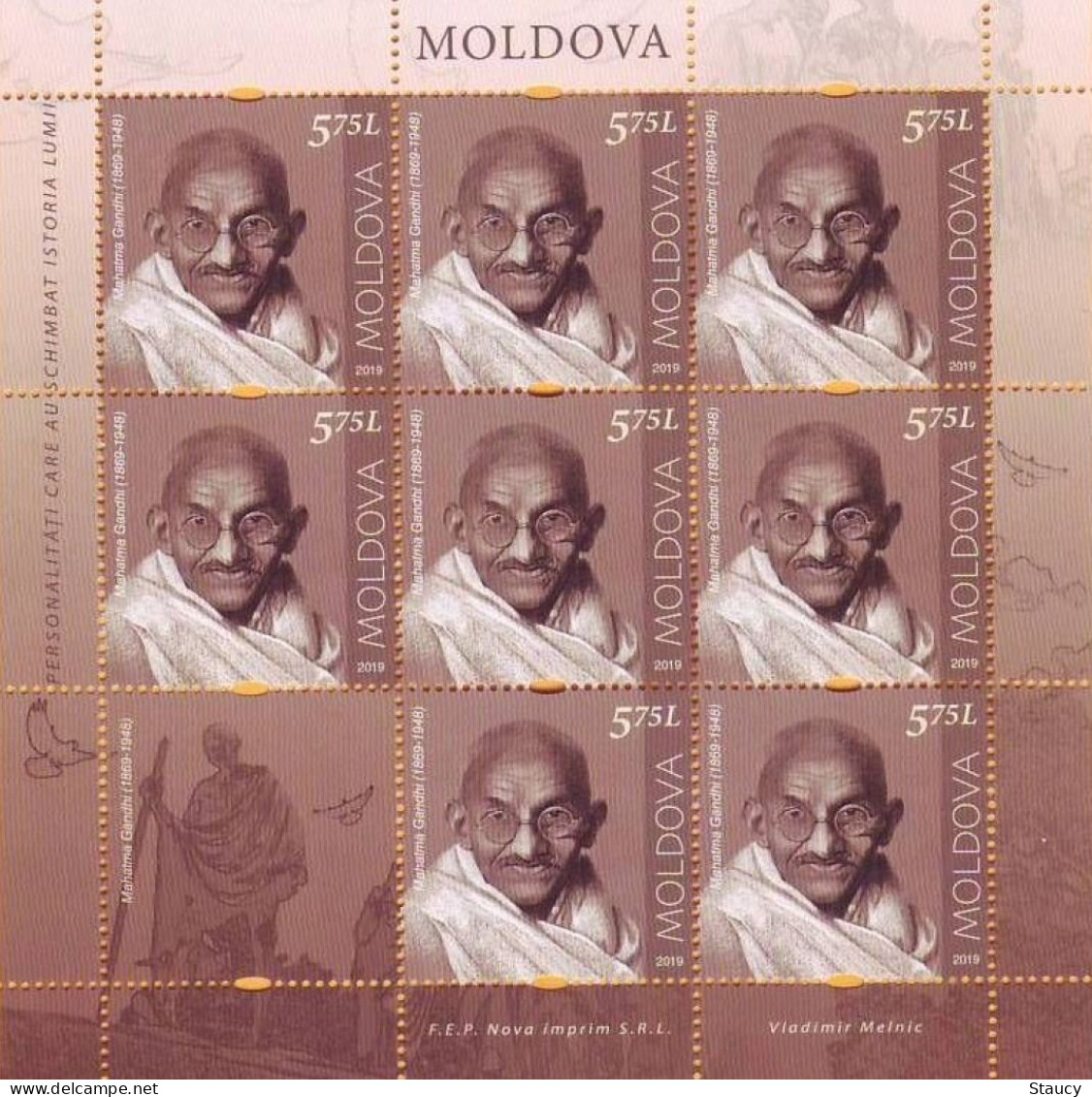 India Worldwide Mahatma Gandhi Stamp Sheets Collection lot MNH as per scan see 58 scans