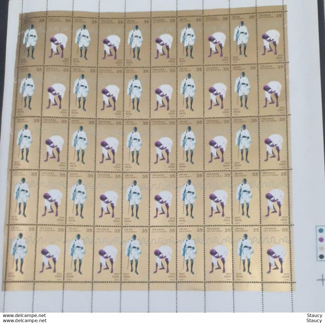 India Worldwide Mahatma Gandhi Stamp Sheets Collection lot MNH as per scan see 58 scans