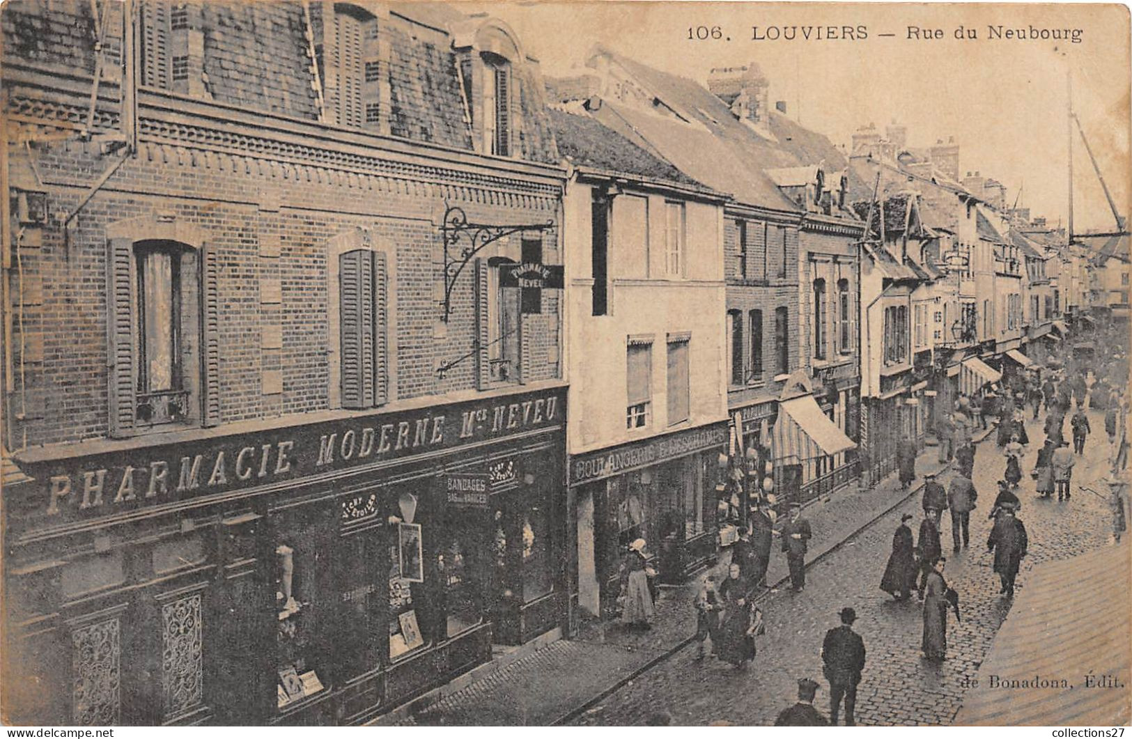 27-LOUVIERS- RUE DE NEUBOURG - Louviers