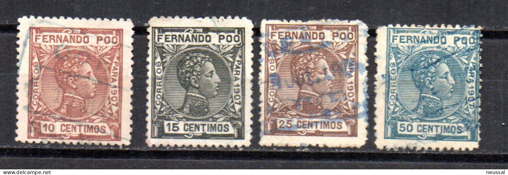 Sellos  Nº 152/6  Fernando Po - Fernando Po