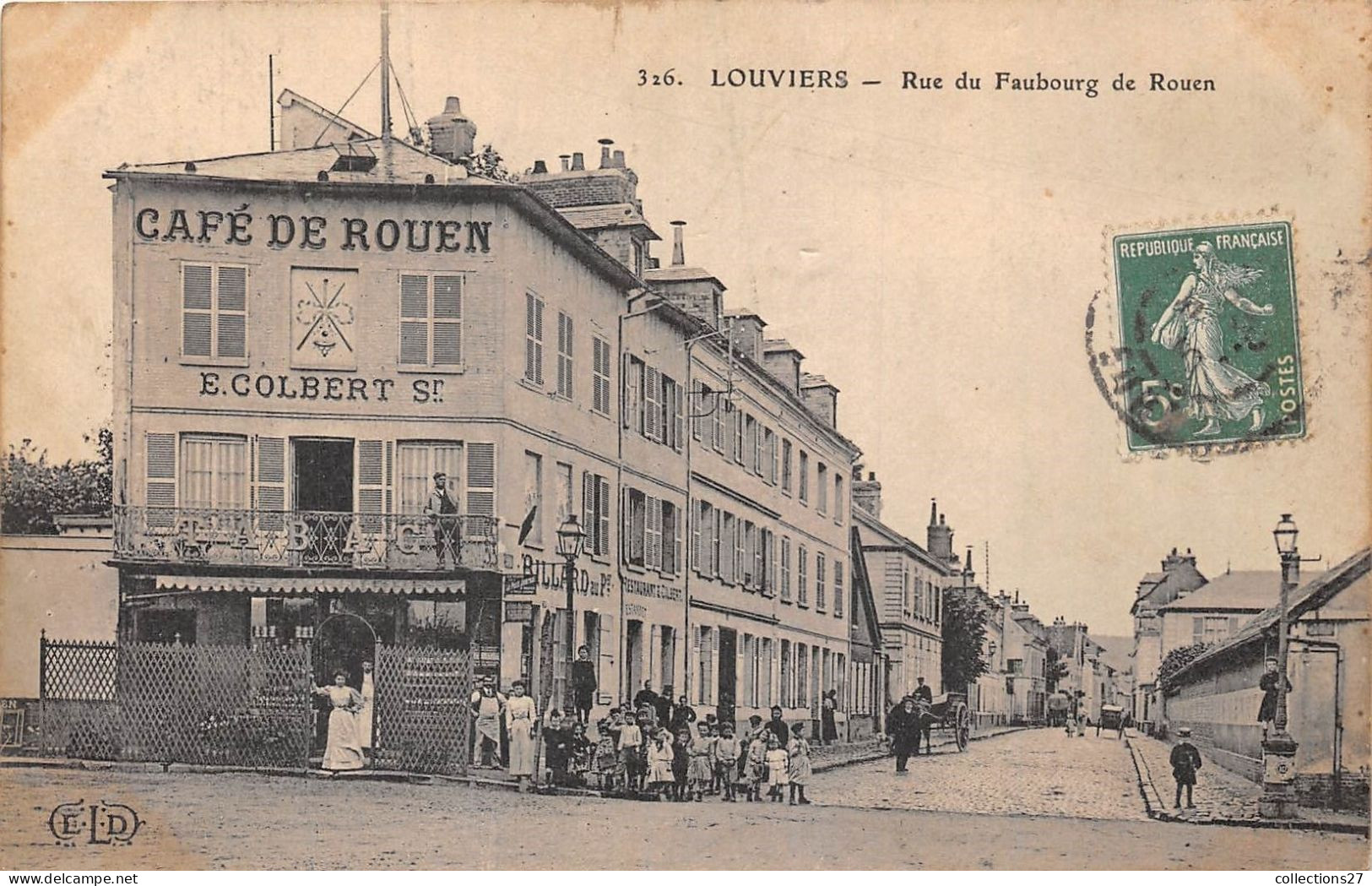 27-LOUVIERS- RUE DU FAUBOURG DE ROUEN - Louviers