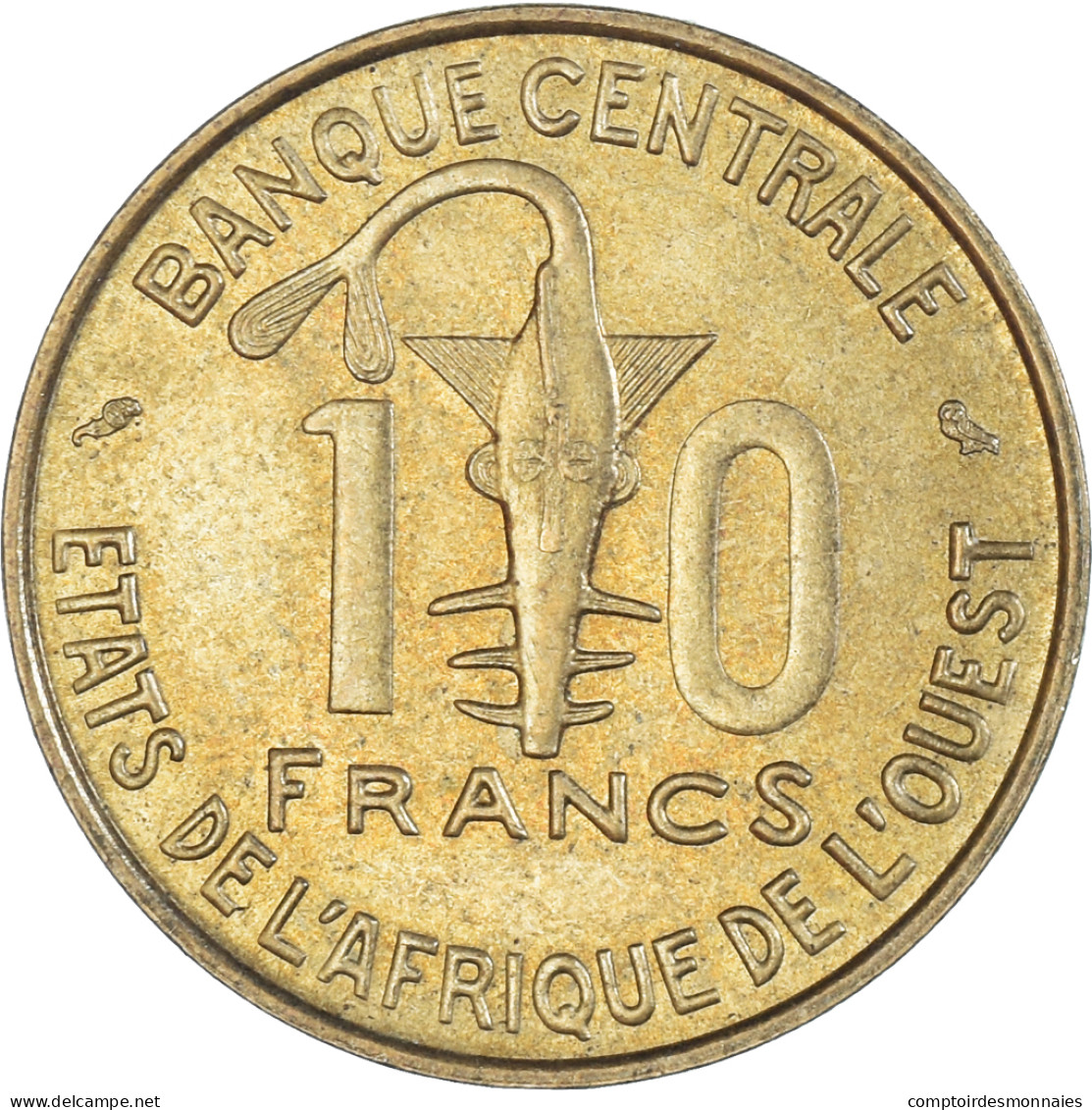 Monnaie, Communauté économique Des États De L'Afrique De L'Ouest, 10 Francs - Ivoorkust
