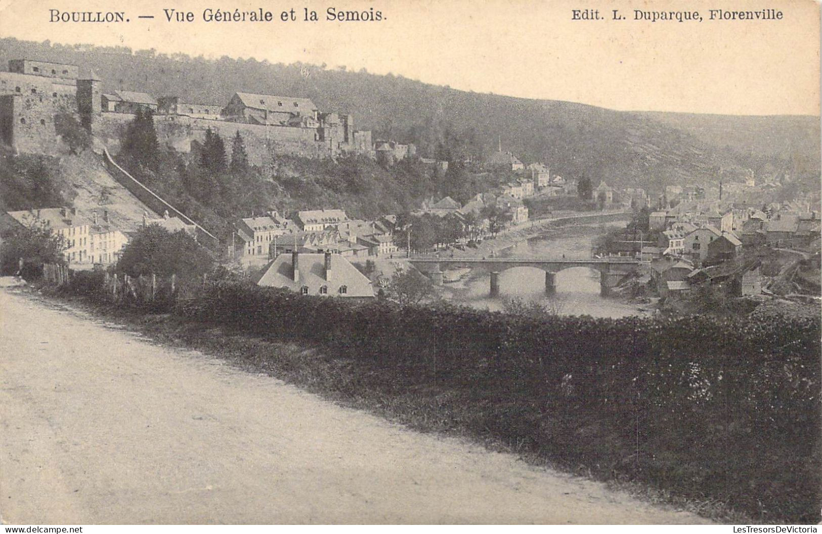 BELGIQUE - Bouillon - Vue Générale Et La Semois - Carte Postale Ancienne - Bouillon