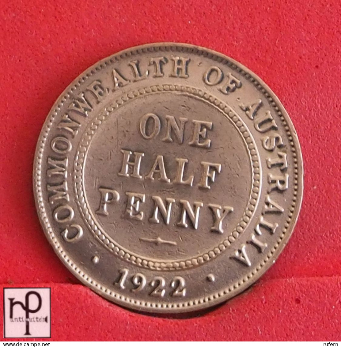 AUSTRALIA 1/2 PENNY 1922 -    KM# 22 - (Nº55333) - ½ Penny