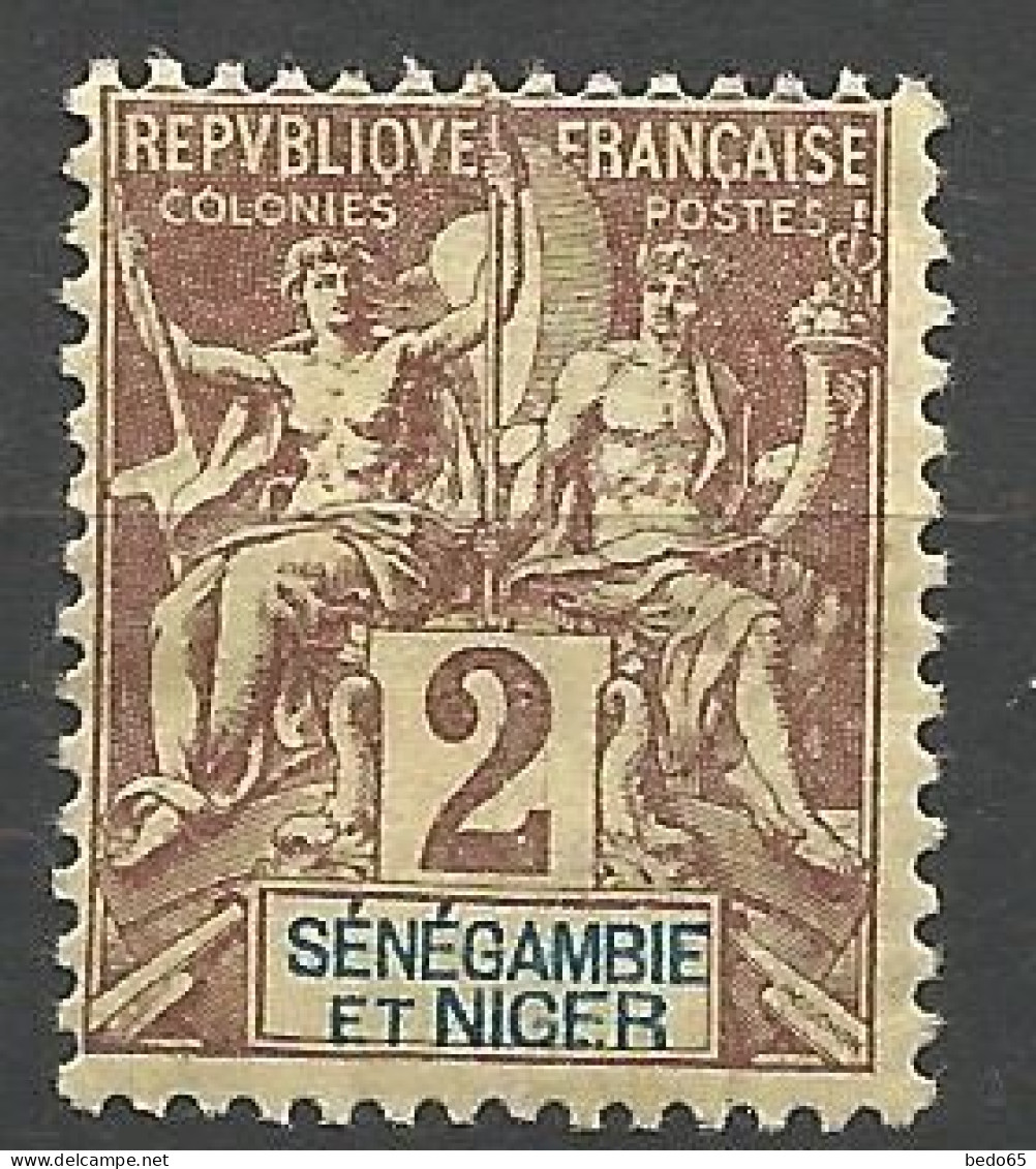 SENEGANBIE ET NIGER N° 2 NEUF* CHARNIERE / Hinge / MH - Ungebraucht