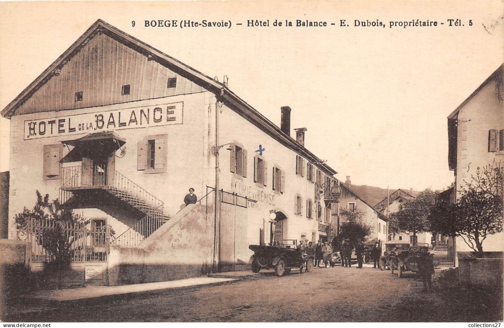 74-BOEGE- HÔTEL DE LA BALANCE . E. DUBOIS PROPRIETAIRE - Boëge