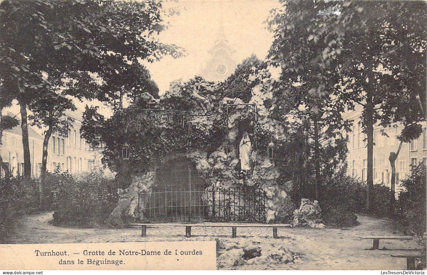 BELGIQUE - Turnhout - Grotte De Notre-Dame De Lourdes Dans Le Béguinage - Carte Postale Ancienne - Turnhout