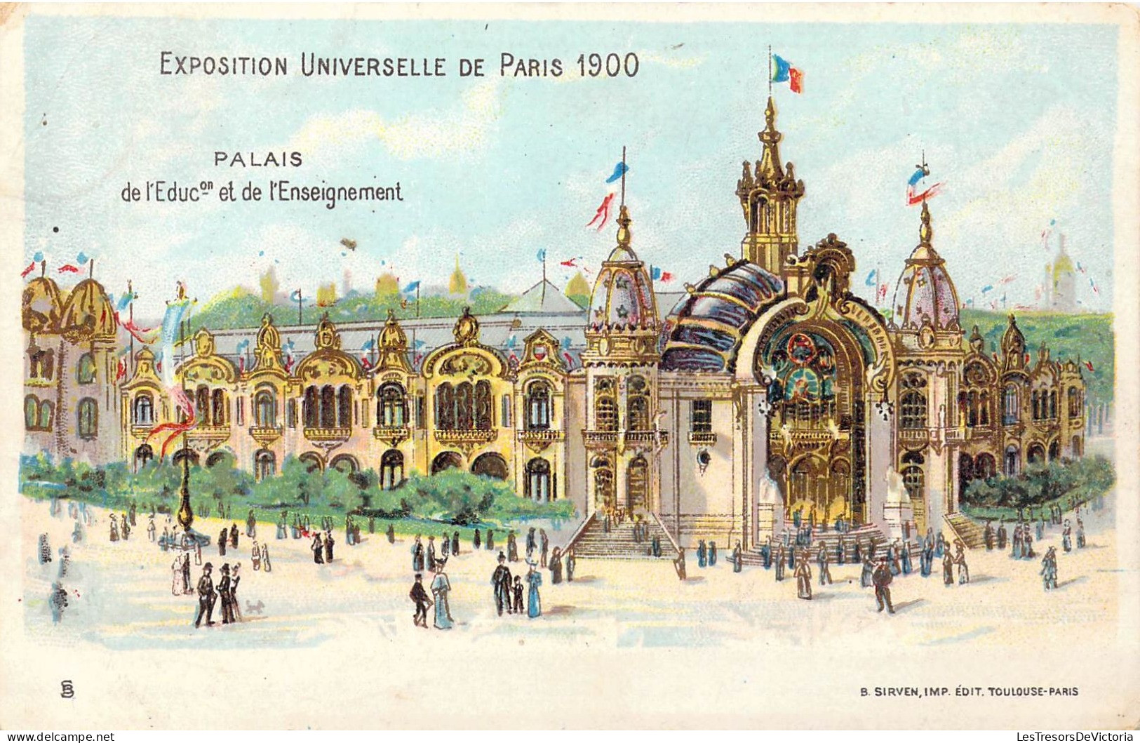 FRANCE - 75 - Paris - Exposition Universelle De Paris 1900 - Palais De L'Education Et De.. - Carte Postale Ancienne - Exhibitions