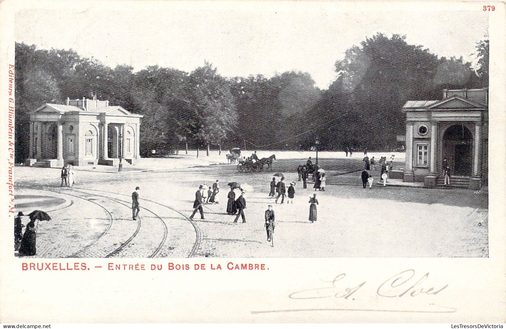 BELGIQUE - Bruxelles - Entrée Du Bois De La Cambre - Carte Postale Ancienne - Bosques, Parques, Jardines