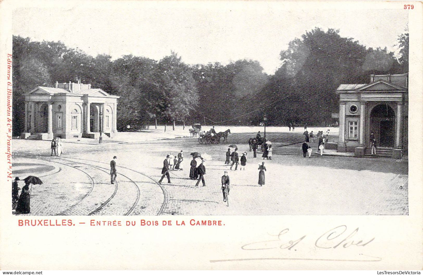 BELGIQUE - Bruxelles - Entrée Du Bois De La Cambre - Carte Postale Ancienne - Bossen, Parken, Tuinen