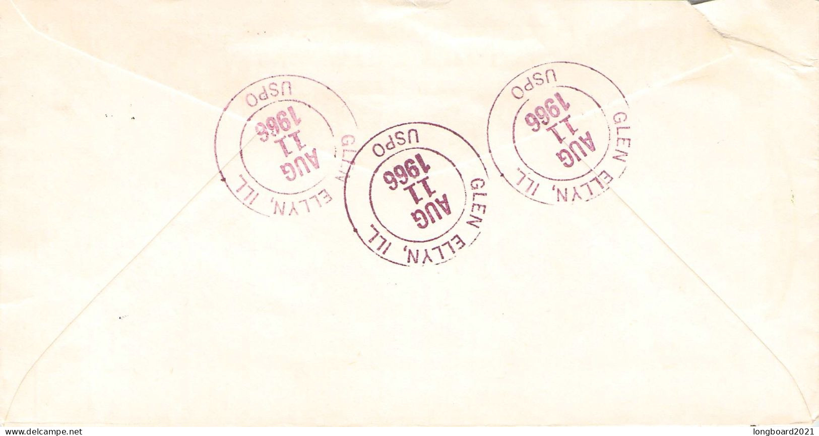 GUATEMALA - REGISTERED AIRMAIL 1966 GUATEMALA > GLYNN ELLYN,IL -METER- /*10 - Guatemala