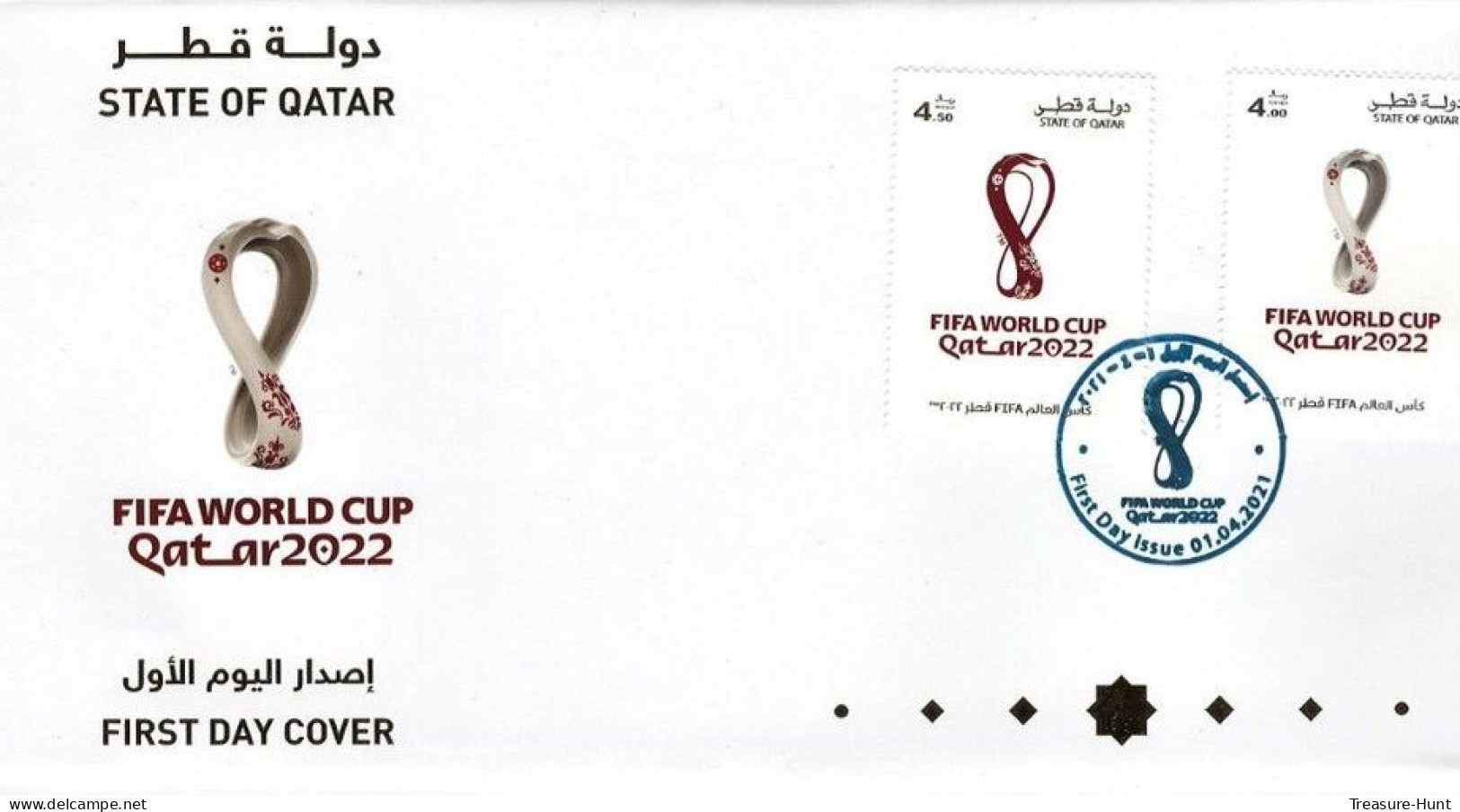 Complete Set Of First Day Covers - QATAR 2022 FIFA World Cup Soccer Football Championship - 11 Stamps Sets, 15 FDC's - 2022 – Qatar