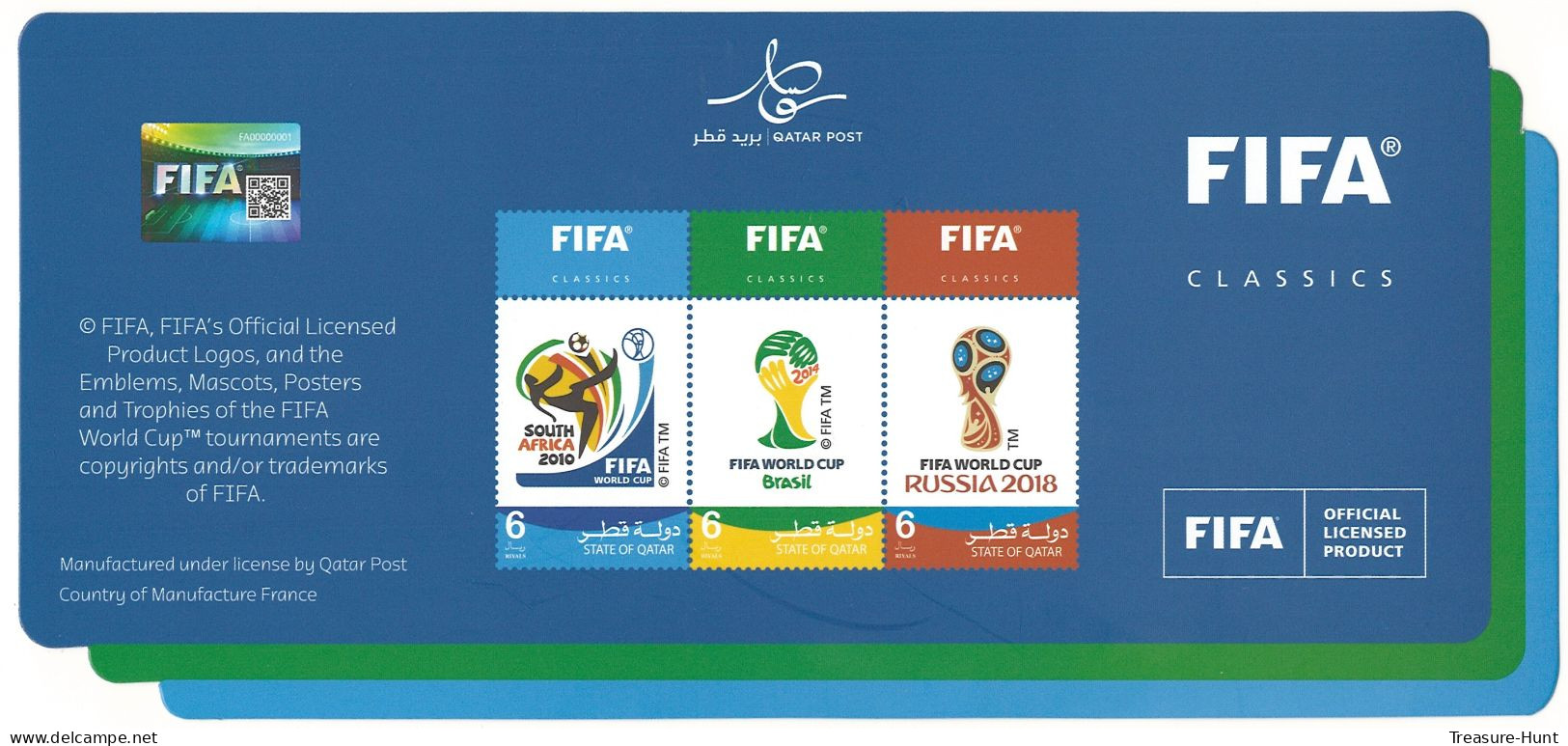 All 11 New Stamp Issue Bulletin / Technical Details Brochure - QATAR 2022 FIFA World Cup Soccer Football - VERY RARE - 2022 – Qatar