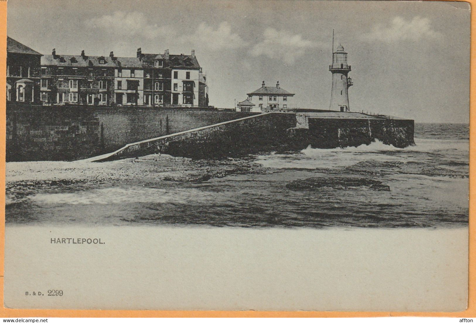 Hartlepool UK 1900 Postcard - Hartlepool