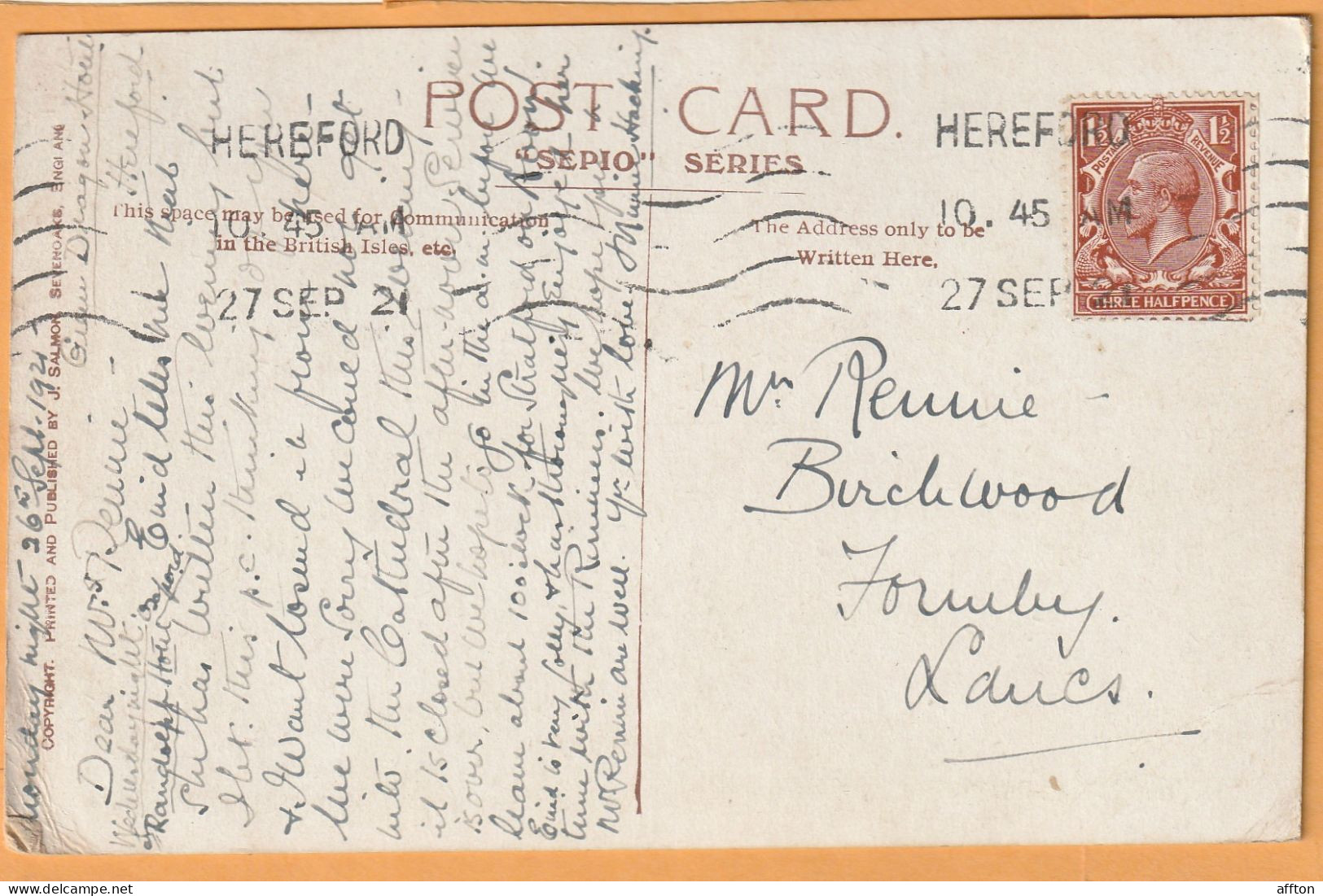 Hereford UK Old Postcard - Herefordshire