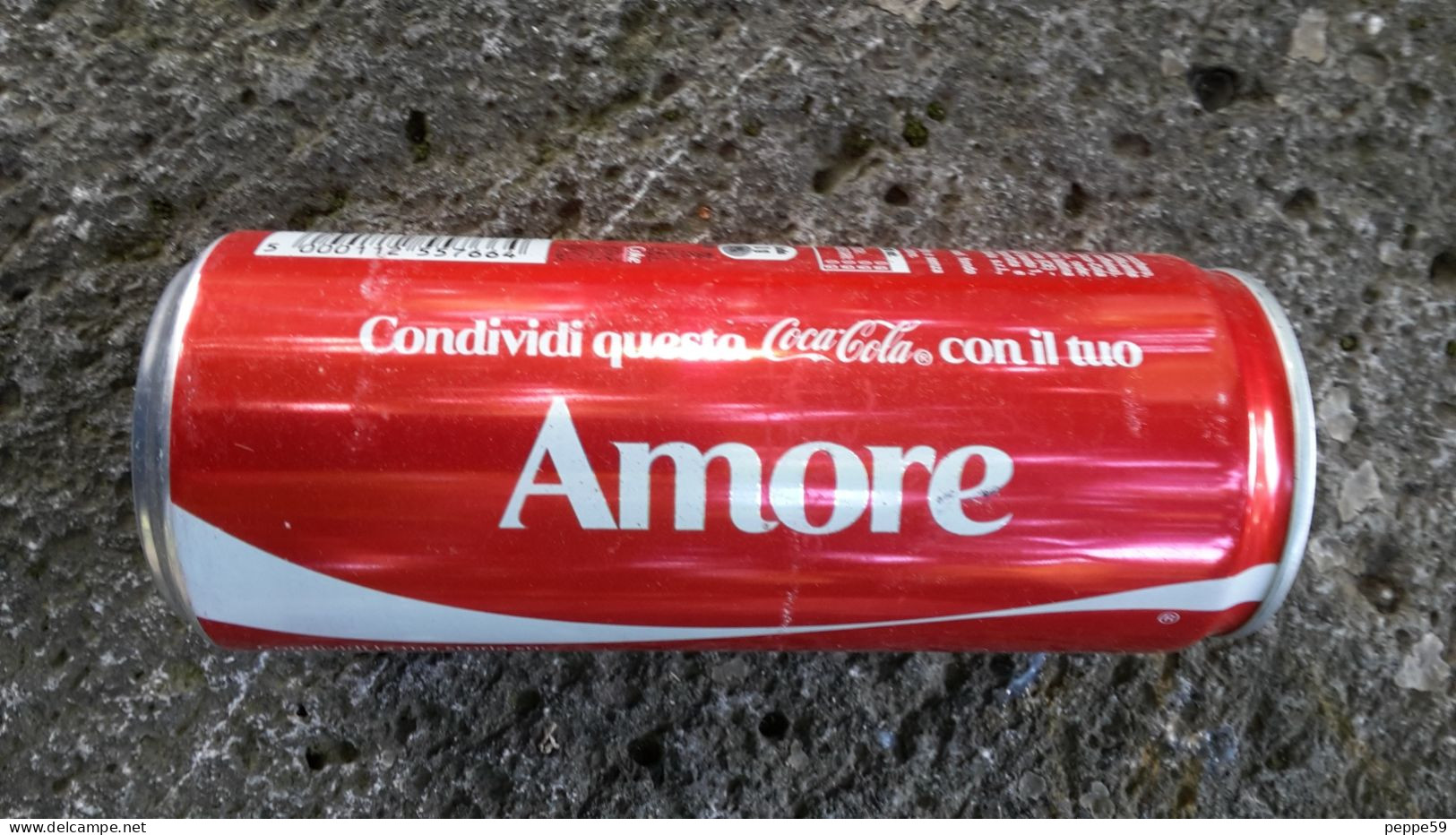 Lattina Italia - Coca Cola 2013 - Condividi ... Amore - 330 Ml. ( Vuota ) - Cannettes