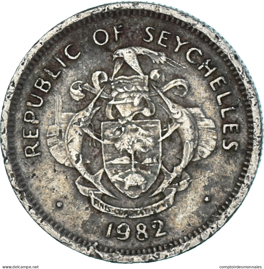 Monnaie, Seychelles, 25 Cents, 1982 - Seychelles