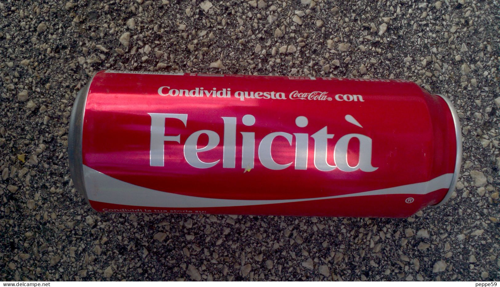 Lattina Italia - Coca Cola 2013 - Condividi ... Felicità 2 - 500 Ml. ( Vuota ) - Dosen