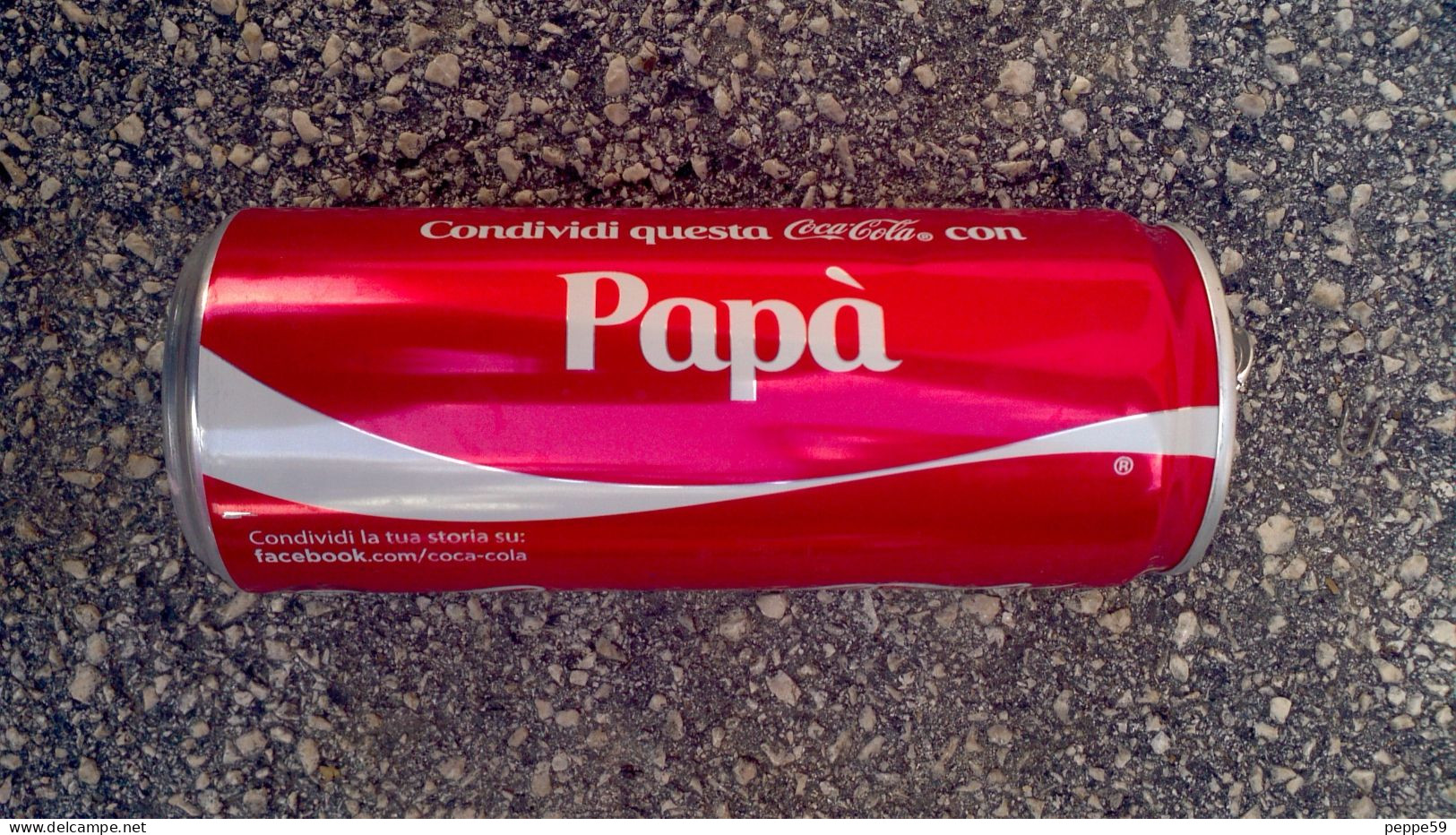 Lattina Italia - Coca Cola 2013 - Condividi ... Papà - 330 Ml. ( Vuota ) - Blikken