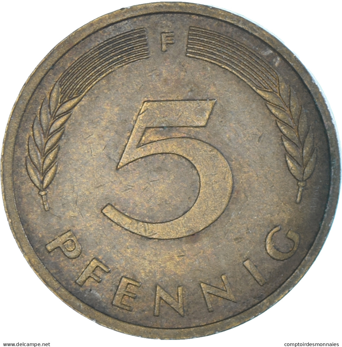 Monnaie, Allemagne, 5 Pfennig, 1980 - 5 Pfennig