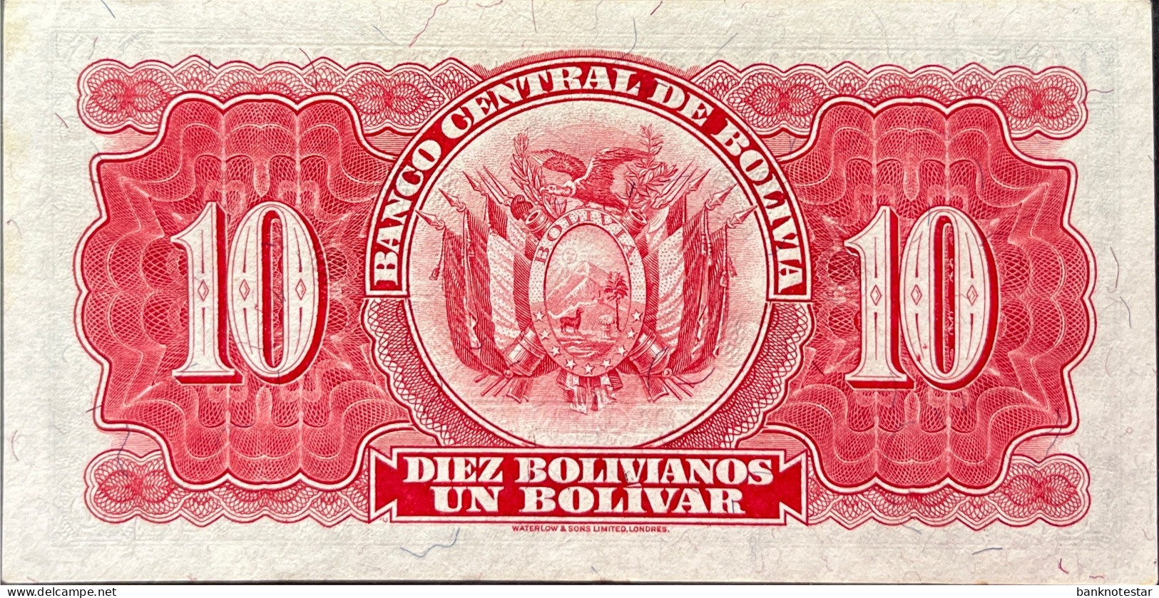 Bolivia 10 Bolivianos, P-130 (L.1928) - UNC - Bolivie