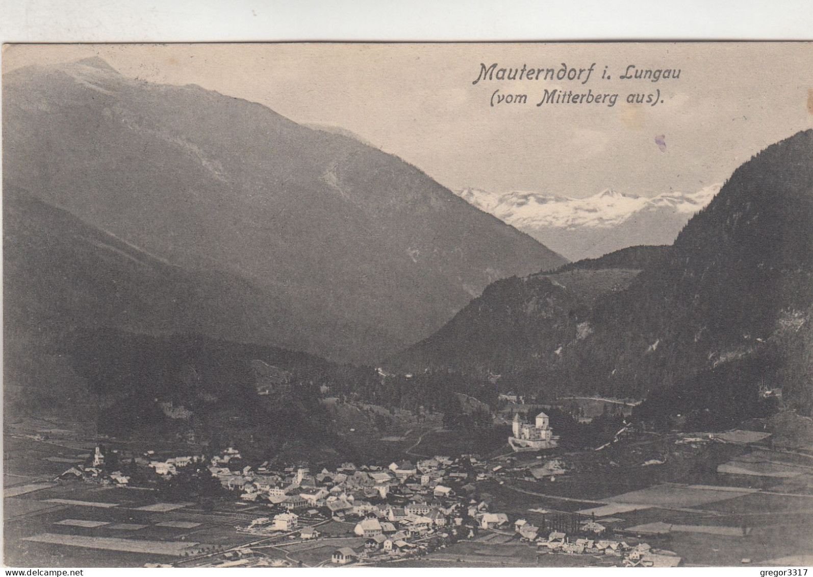 D108) MAUTERNDORF I. LUNGAU Vom Mitterberg Aus ALT ! 1909 - Mauterndorf