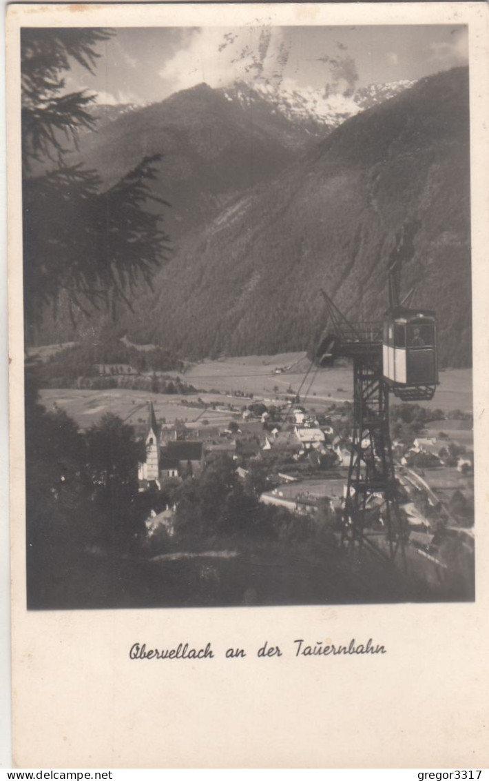 D119) OBERVELLACH An Der TAUERNBAHN - KIRCHE U. SEILBAHN 1940 - Obervellach