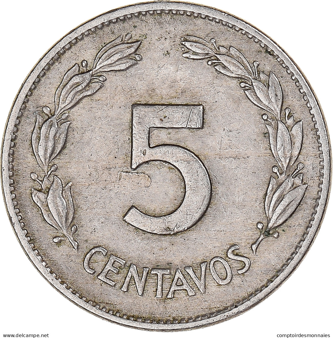 Monnaie, Équateur, 5 Centavos, Cinco, 1946 - Equateur