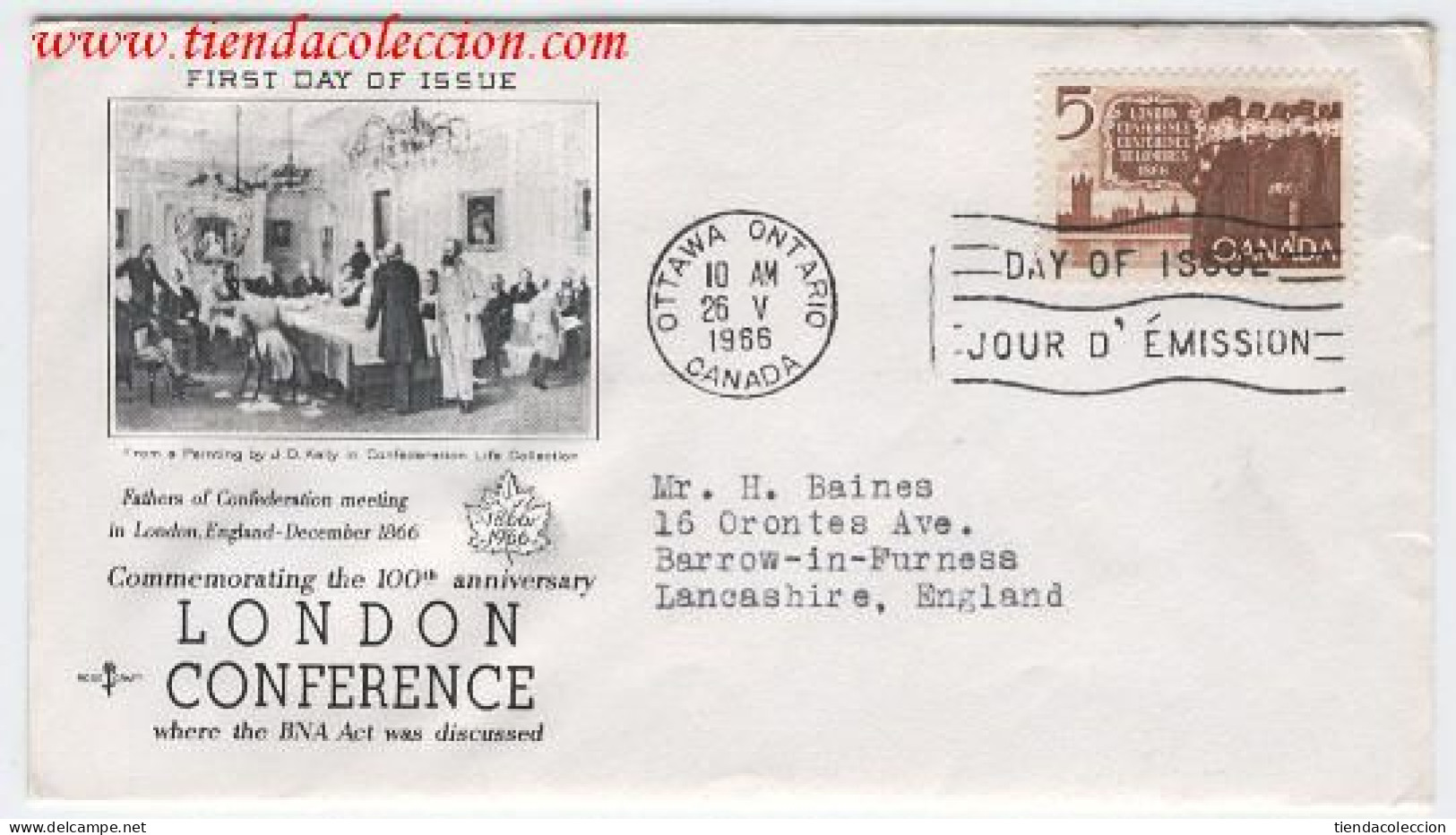 Commemorating The 100th Anniversary London Conference - Commemorative Covers