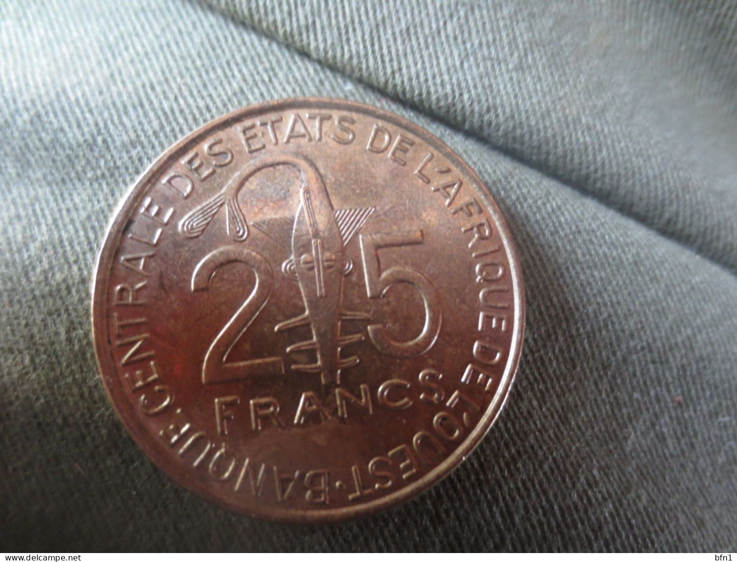 FRANCE AFRIQUE DE L'OUEST 25 FRANCS 2015 SUP - Französisch-Westafrika